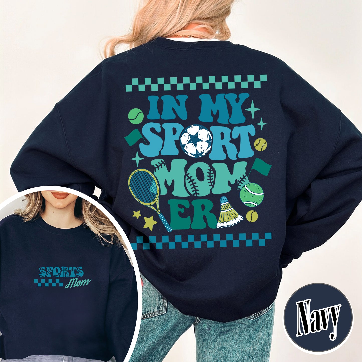 Sport Mom Sweatshirt,Sport Mom Era Sweatshirt, In My Sports Mom Era Sweatshirt