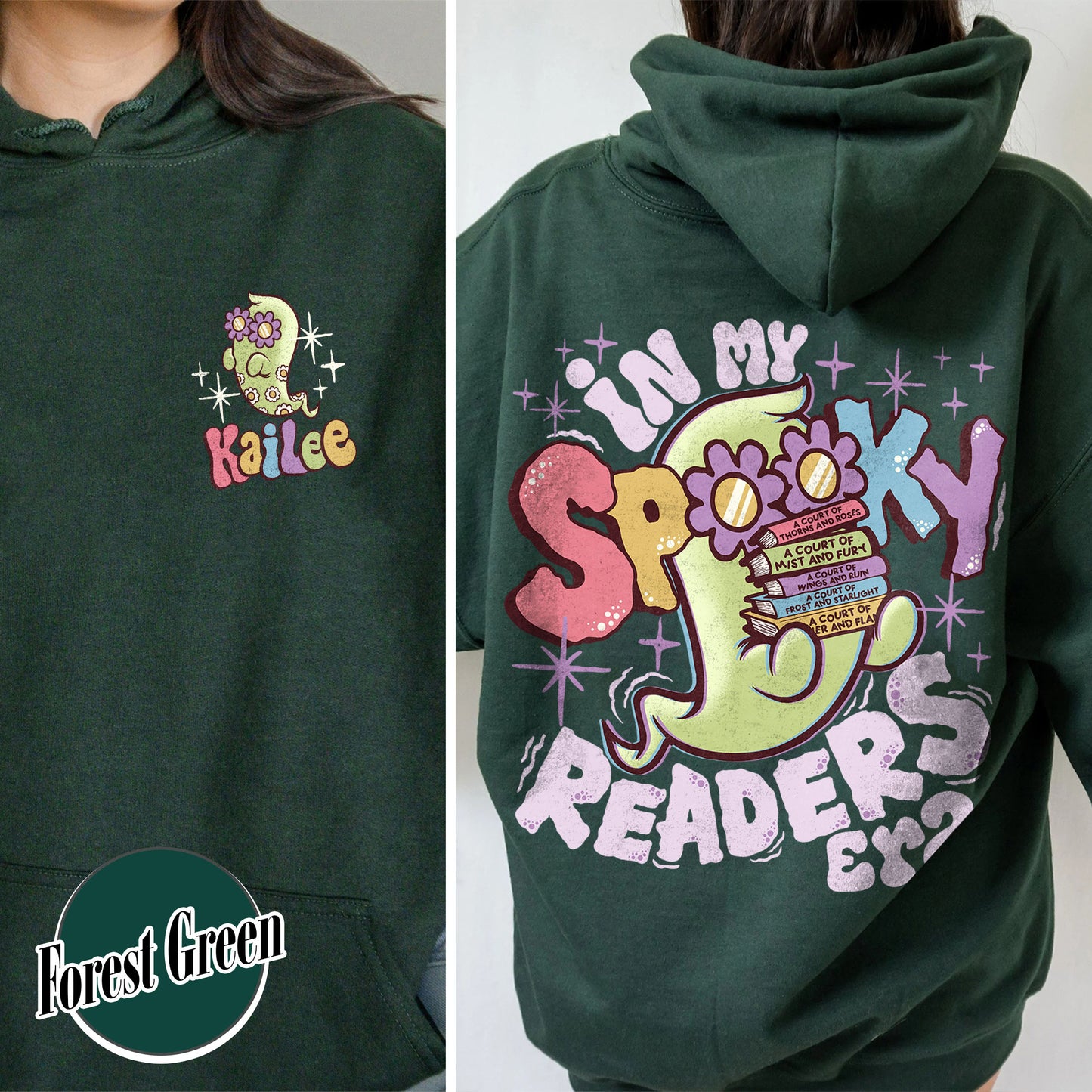 Bookish Hoodie, in My Spooky Reader Era Hoodie, Halloween Hoodie, Funny Reader Book Addict Hoodie