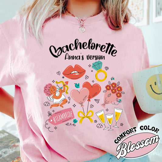 Custom Bachelorette Comfort Color Shirt, Bachelorette Shirt, Bachelorette’s Version Shirt, Bachelorette Party Shirt, Bachelorette Shirt