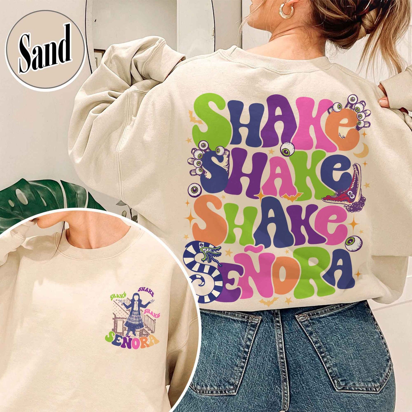 Funny Halloween Movie Comfort Color Shirt, Shake Shake Shake Señora Shirt