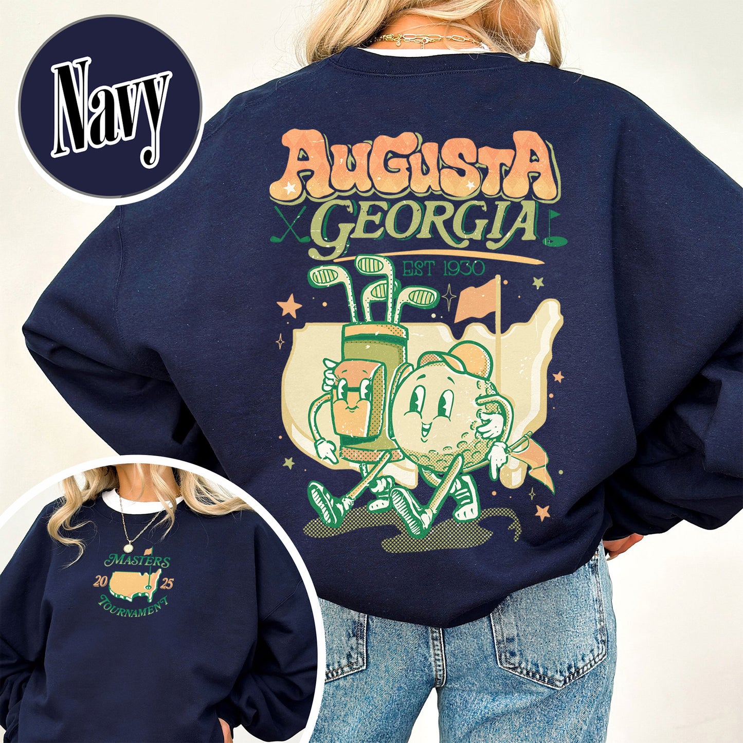 The Masters Golf Sweatshirt, Masters Golf Sweatshirt, Vintage Golf Sweatshirt