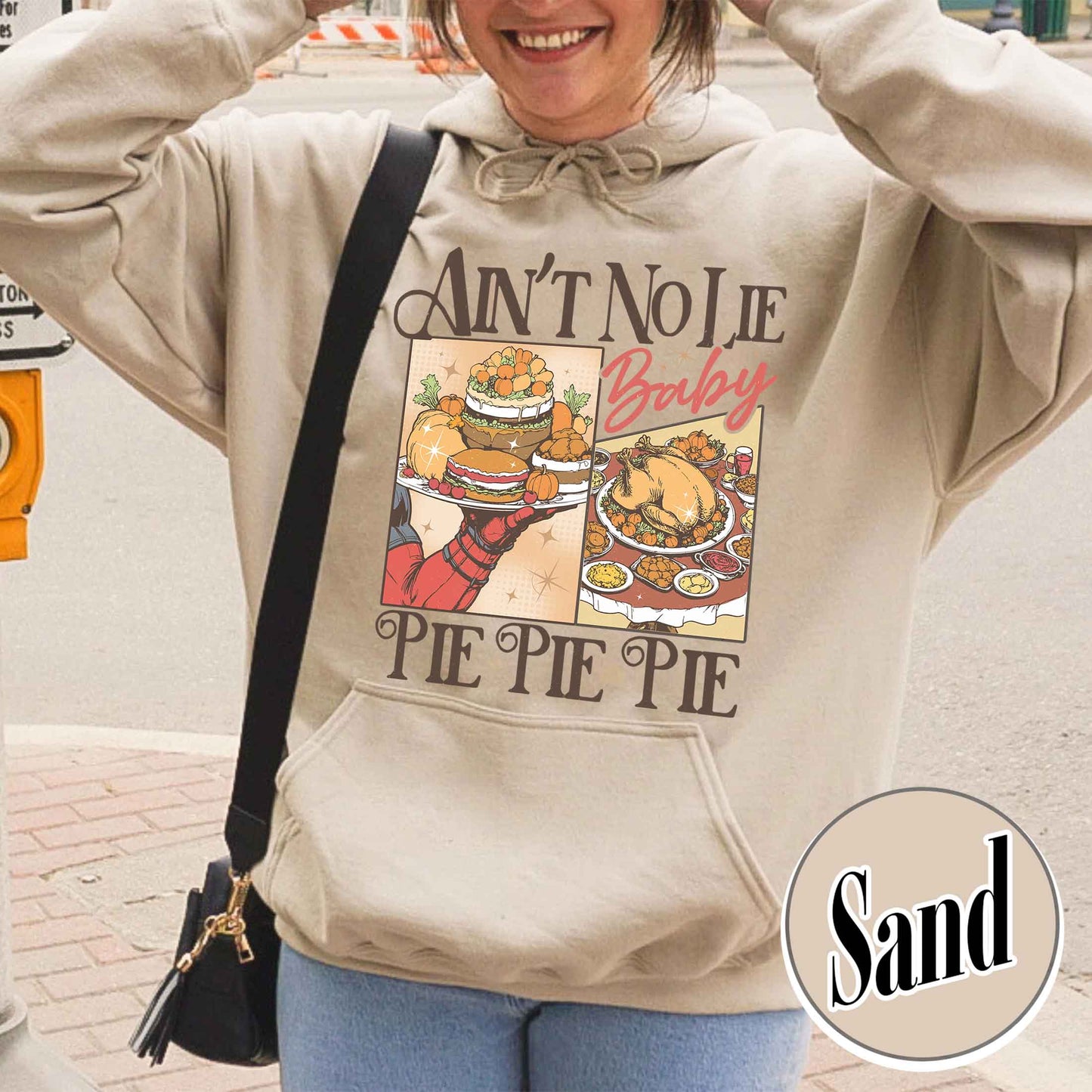 Thanksgiving Pumpkin Pie Hoodie, Ain’t No Lie Pie Pie Pie Hoodie, Best Seller Thanksgiving Hoodie