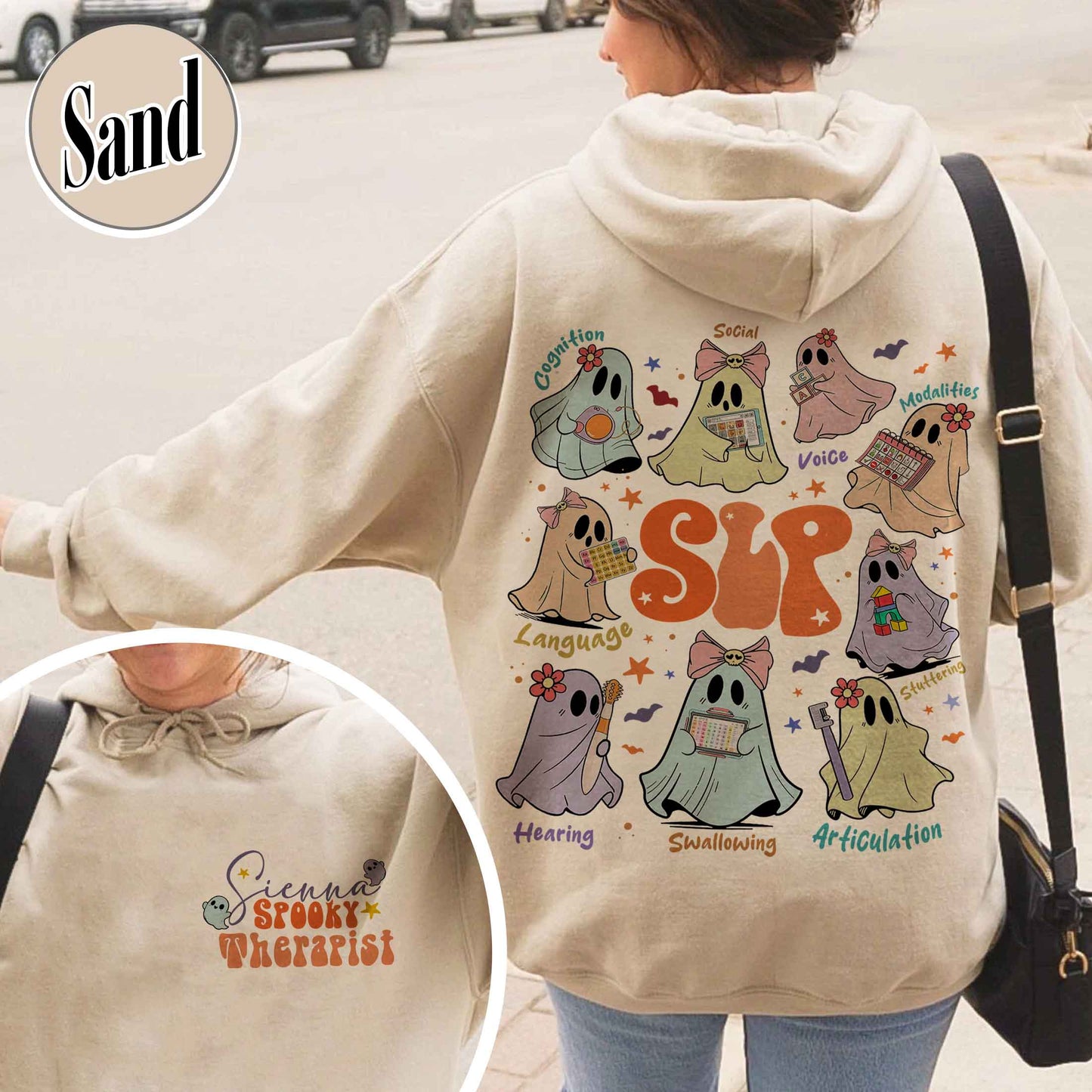 Halloween Therapist Hoodie, Speech Therapy Slp Halloween Hoodie, Slp Autism Awareness Hoodie