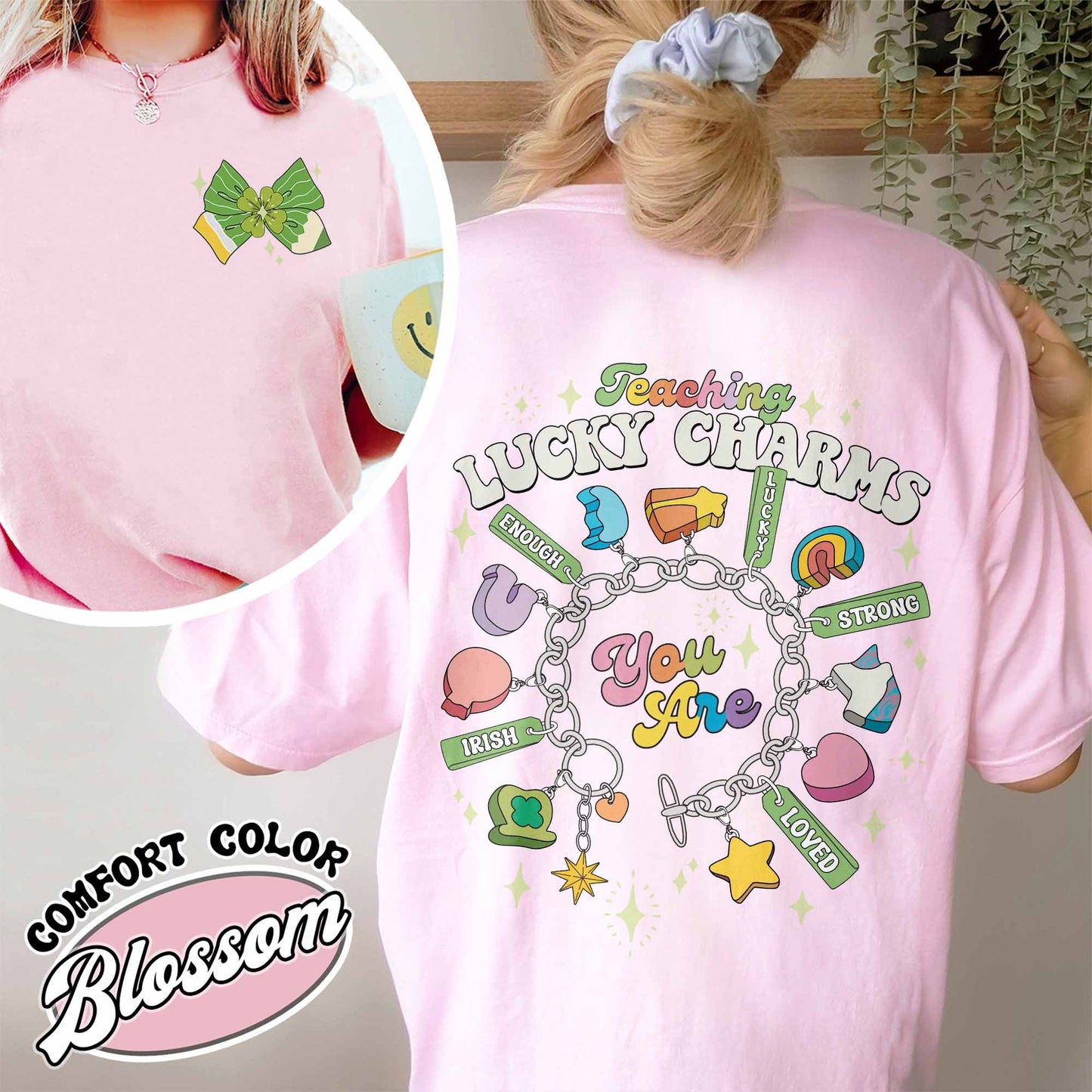 St Patrick's Day Comfort Colors Shirt,Teaching Lucky Charms Shirt, Lucky Teacher Shirt, Teacher Gift