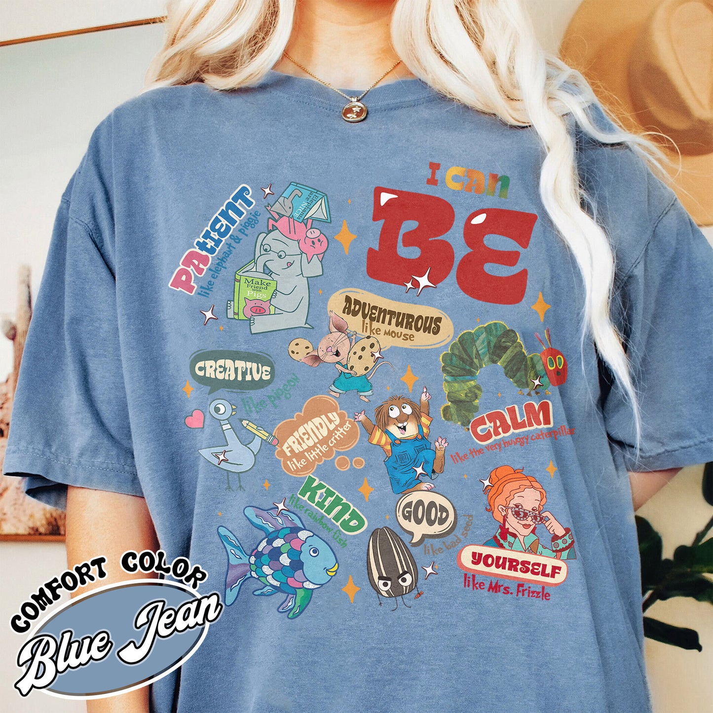 Teacher Comfort Color Shirt, I Still Read Children’s Books Teacher T-Shirt, I Can Be Children Book Shirt