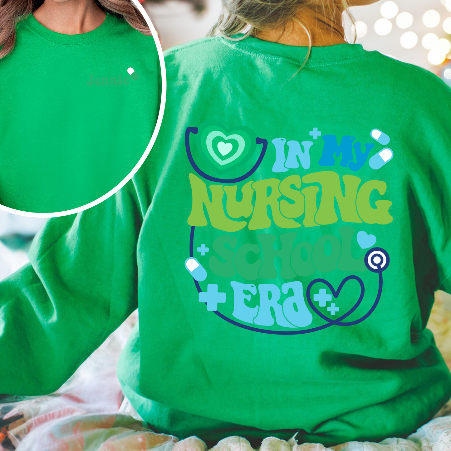 In My Nursing School Era Sweatshirt, In My Nursing School Era, Future Nurse Sweatshirt, Nursing School Sweatshirt Future Nurse Gift, Nurse Gift