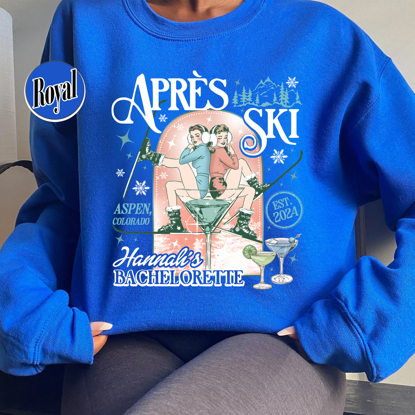 Apres Ski Bachelorette Sweatshirt, Apres Ski Bachelorette Sweater, Apres Ski Party Theme, Apres Ski Apparel, Apres Ski Party, Apres Ski Shirt