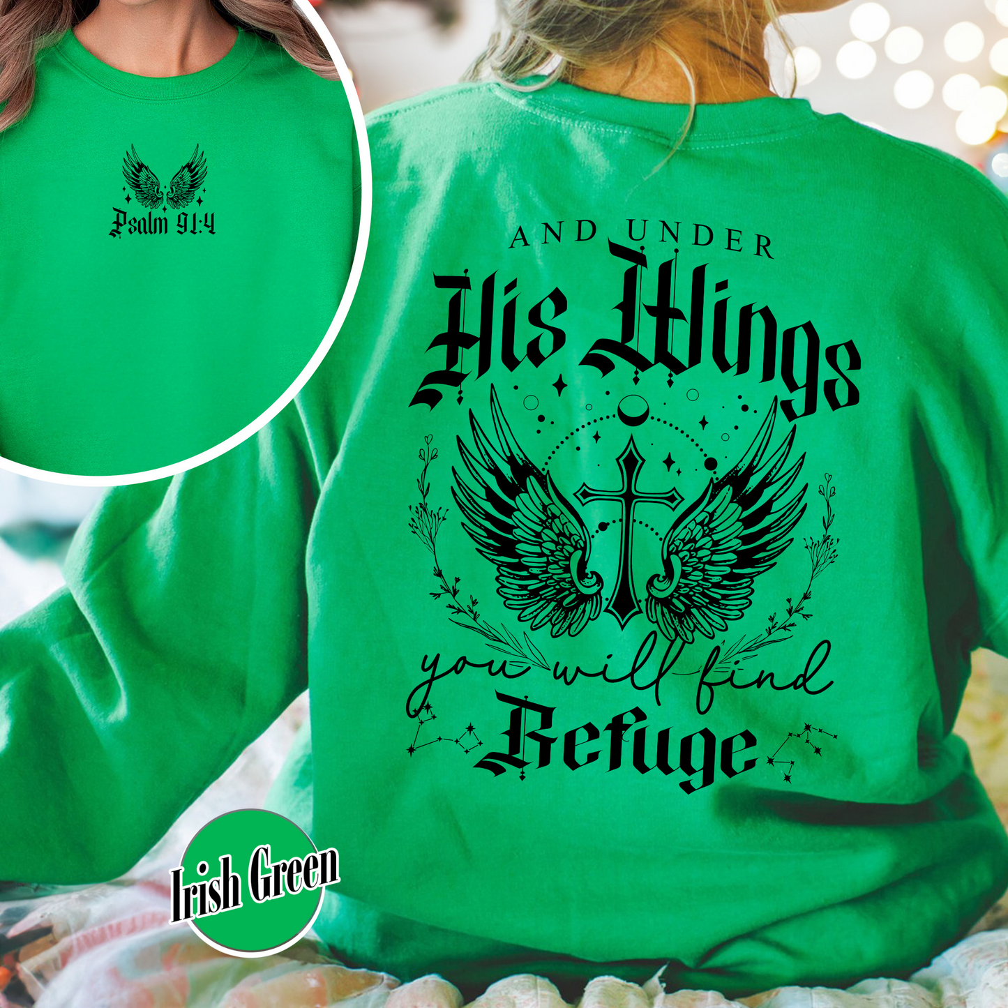 Christian Sweatshirts, Bible Verse Sweatshirt, Aesthetic Christian Sweatshirt, Bible Verse Sweatshirt, Religious Sweatshirts, Psalm 91 Sweatshirt