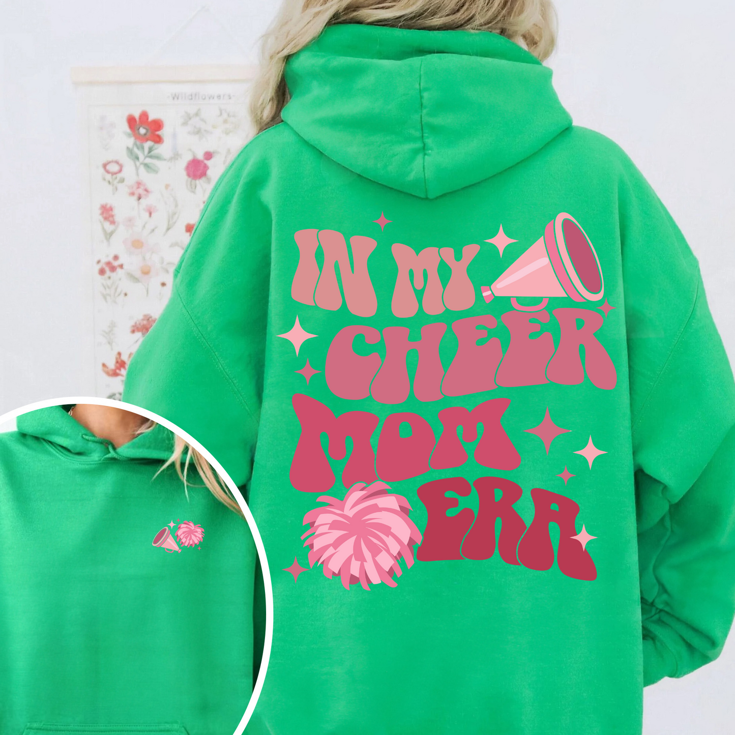 Cheer Mom Hoodie, In My Cheer Mom Era, Cheer Mom Squad, In My Cheer Mom, Funny Cheer Mom Hoodie, Cheer Mom Outfit, Proud Cheer Mom