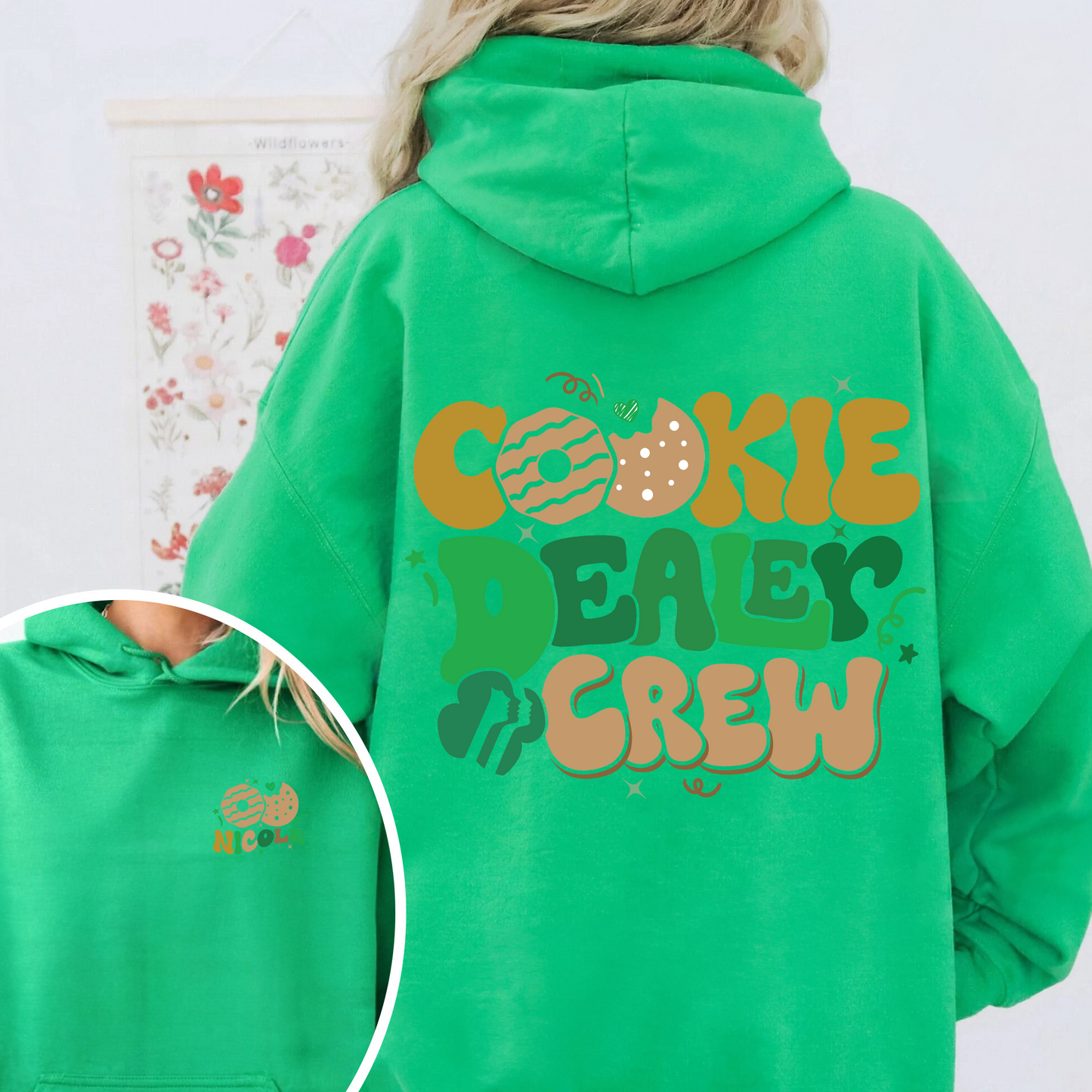 Cookie Dealer Girl Scout Hoodie, Cookie Dealer Hoodie, Girl Scout Cookie Dealer, Cookie Dealer, Scout Hoodie, Girl Scout Hoodie Era