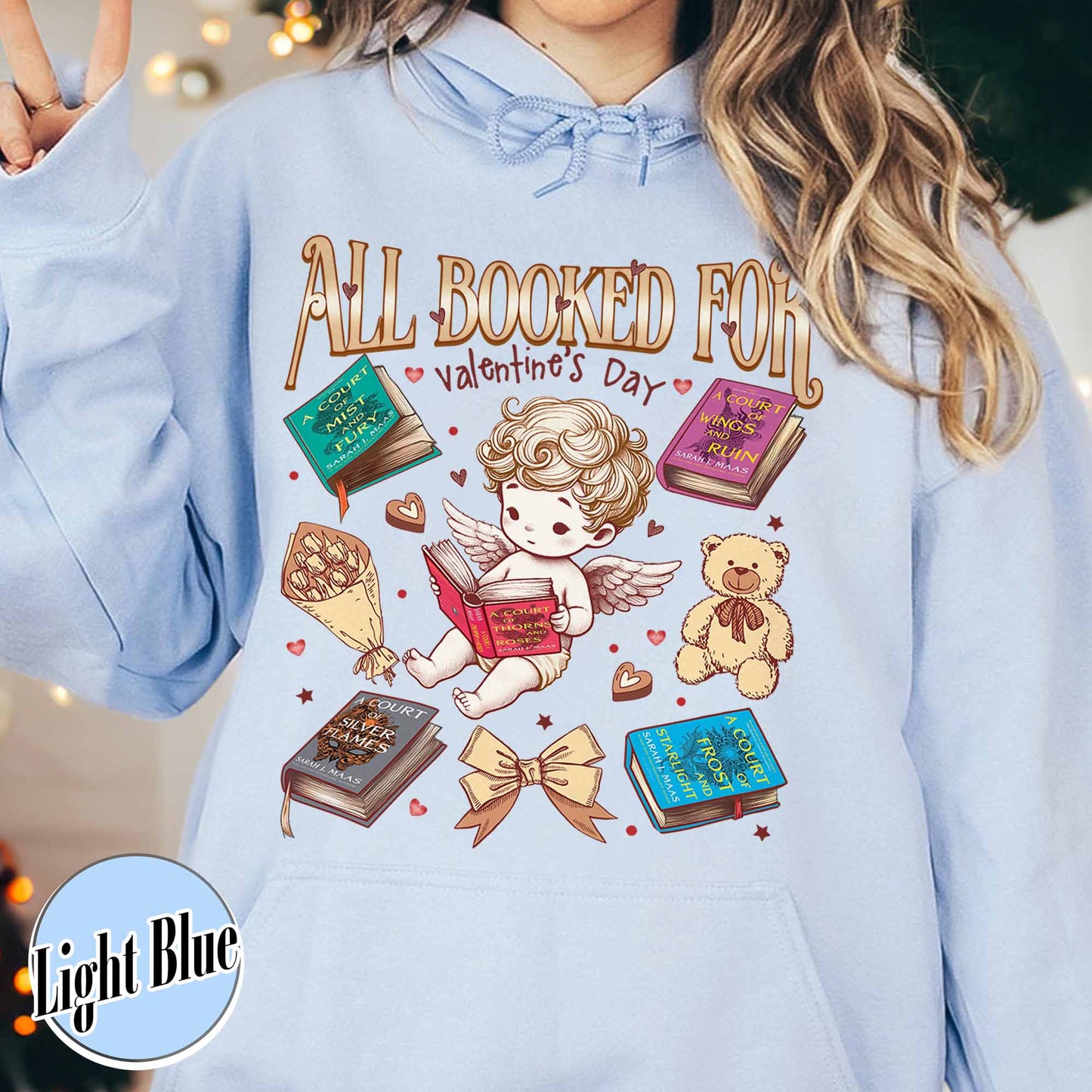 Valentine Bookish Hoodie, All Booked for Valentines Hoodie,Valentines Day Hoodie