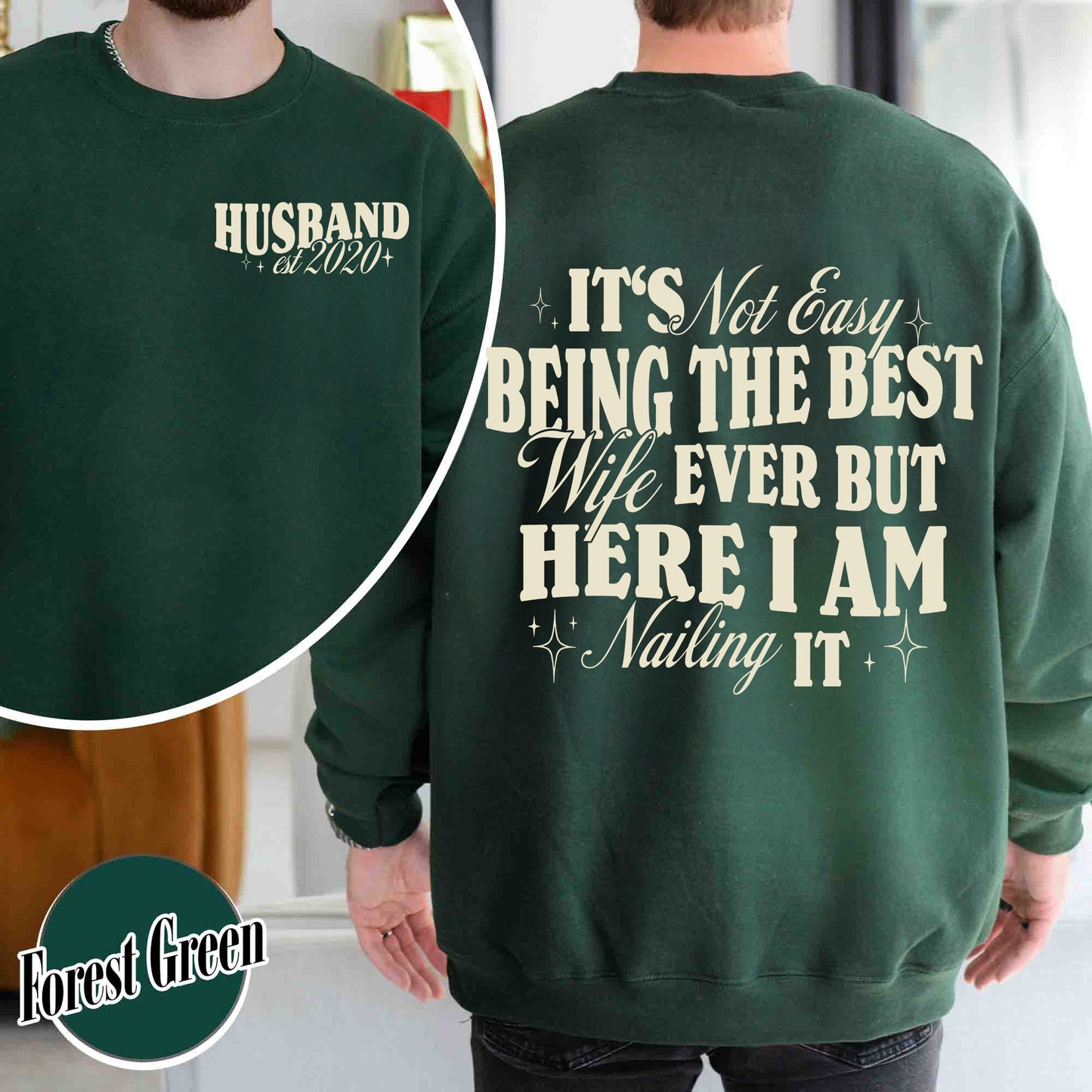 Valentine Sweatshirt,Best Wife Sweatshirt,Funny Wife and Husband Sweatshirt,Best Husband Sweatshirt