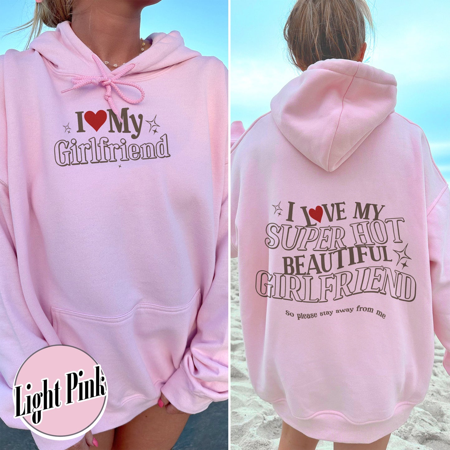 Valentine Hoodie, I Love My Girlfriend Hoodie, I Heart My Girlfriend Hoodie,Funny Boyfriend Hoodie