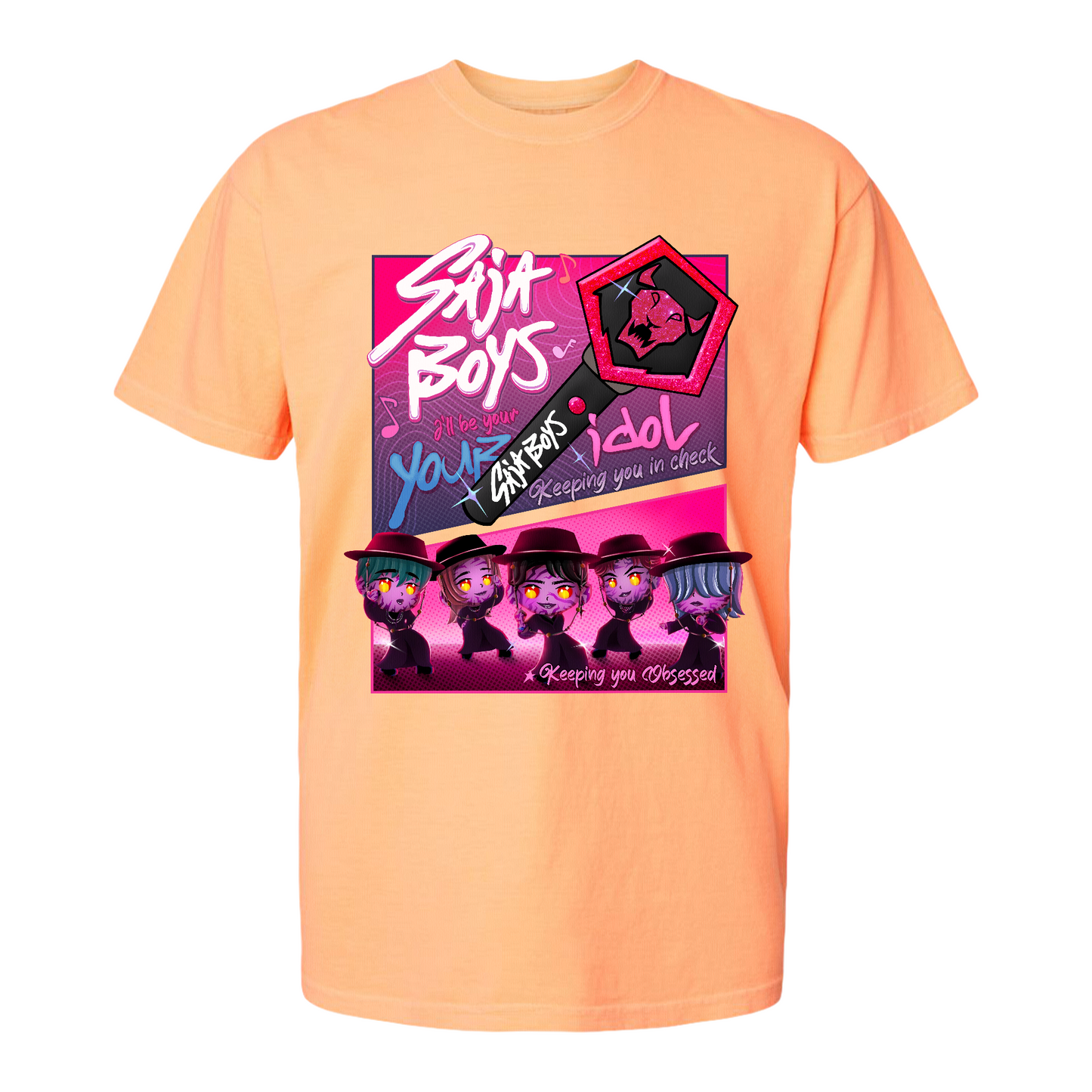 Your Idol Comfort Colors Shirt,Kpop Demon Hunters Shirt, Huntrix Girl T-Shirt, Kpop idol group Shirt, Mira, Rumi, Joey Shirt,