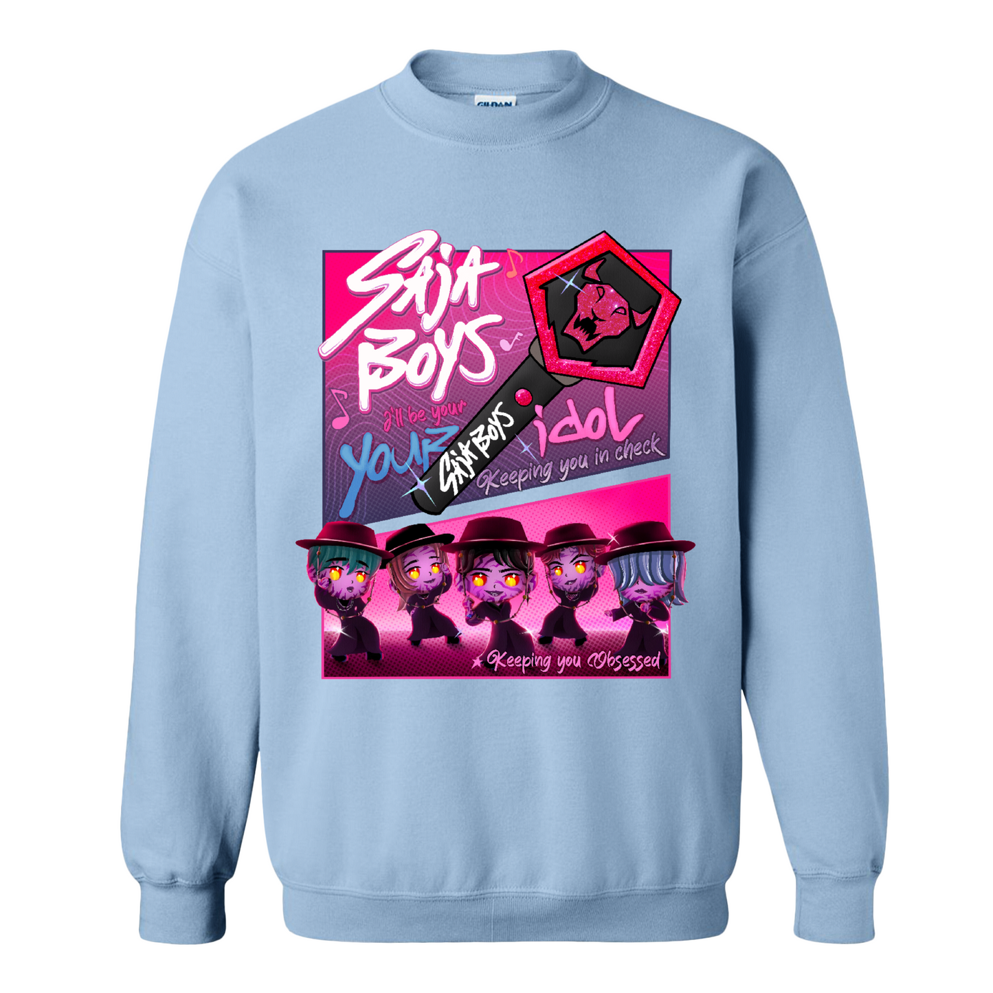 Your Idol Sweatshirt,Kpop Demon Hunters Sweatshirt, Huntrix Girl Sweatshirt, Kpop idol group Sweatshirt, Mira, Rumi, Joey Sweatshirt