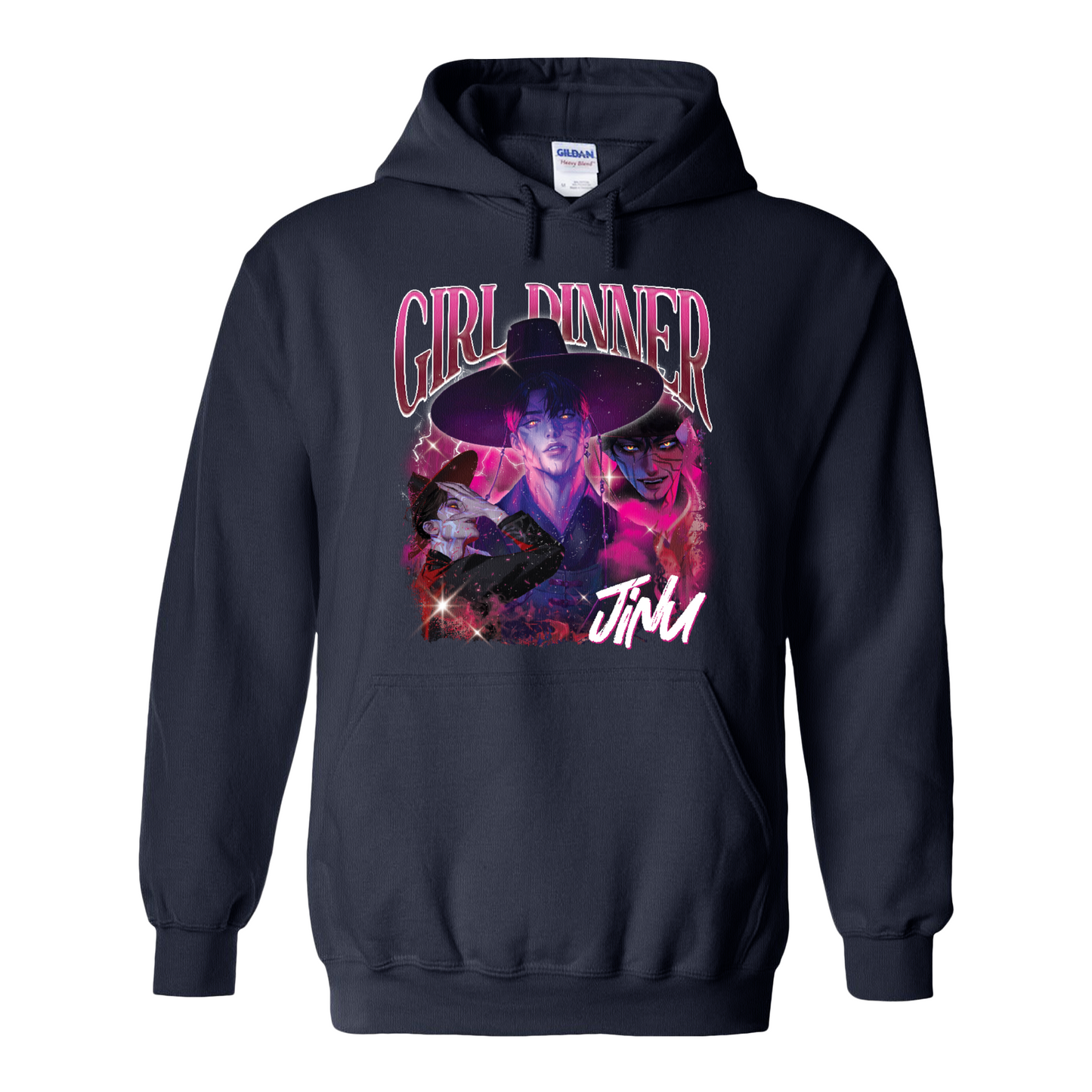 Kpop Demon Hunters Hoodie,Girl Dinner Jinu Saja Boys Hunter Bootleg Hoodie,Gift For Fan Kpop Lovers,Kpop Demon Hunters Hoodie