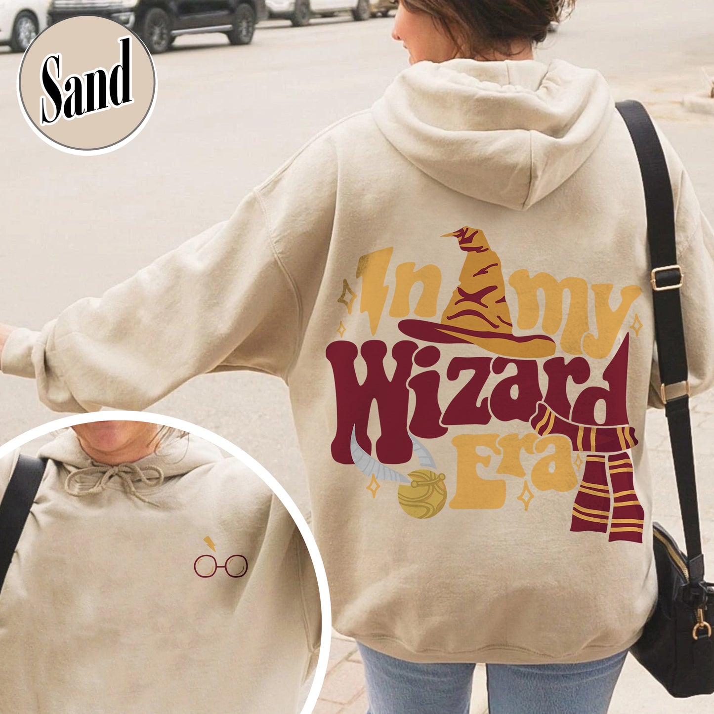 In My Wizard Era Hoodie, Wizard Hoodie, Wizard School Hoodie, Wizarding World, Funny Wizard, Funny Potter Hoodie, Gift for Fan