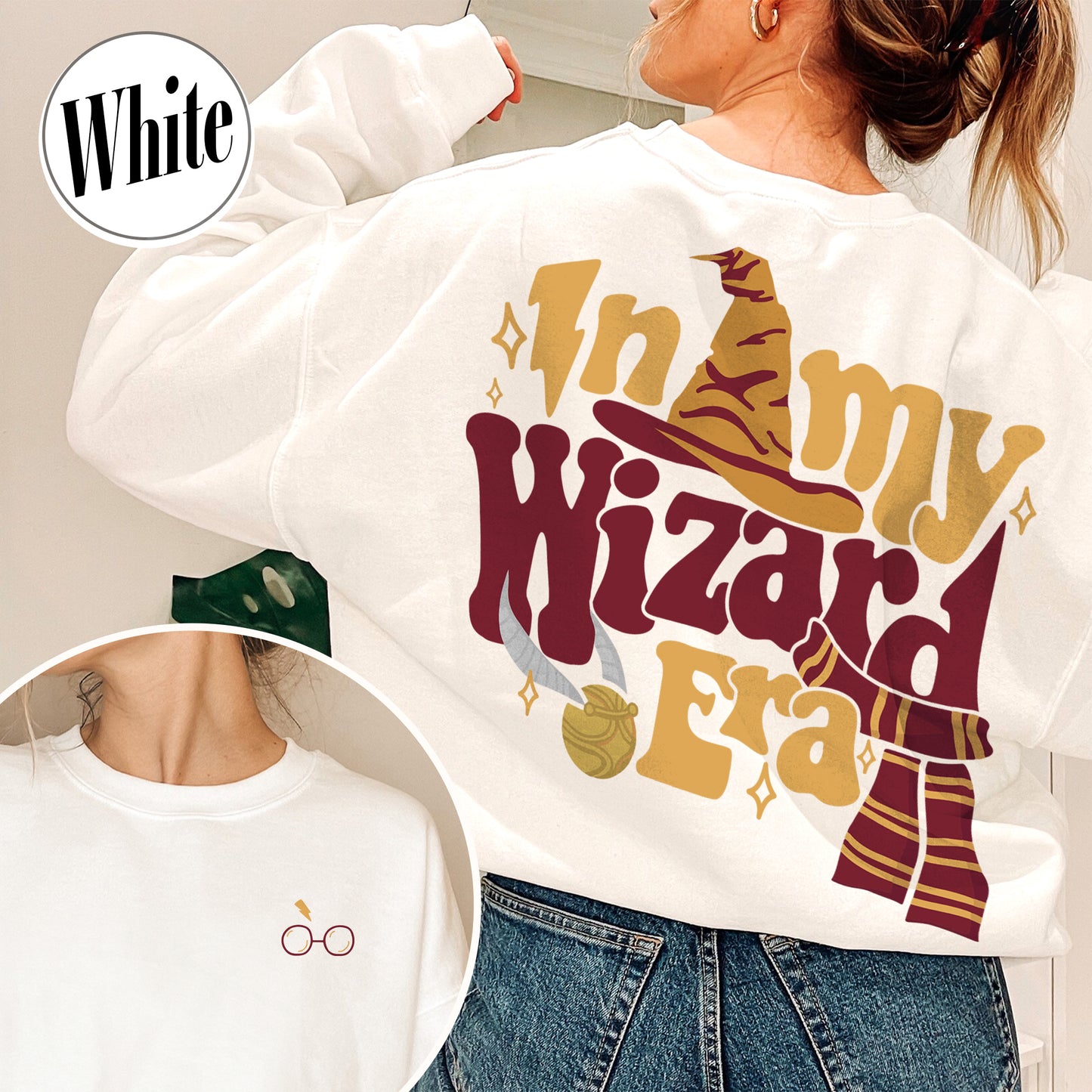 In My Wizard Era Sweatshirt, Wizard Sweatshirt, Wizard School Sweatshirt, Wizarding World Sweatshirt, Funny Wizard Sweatshirt, Funny Potter Sweatshirt, Gift for Fan