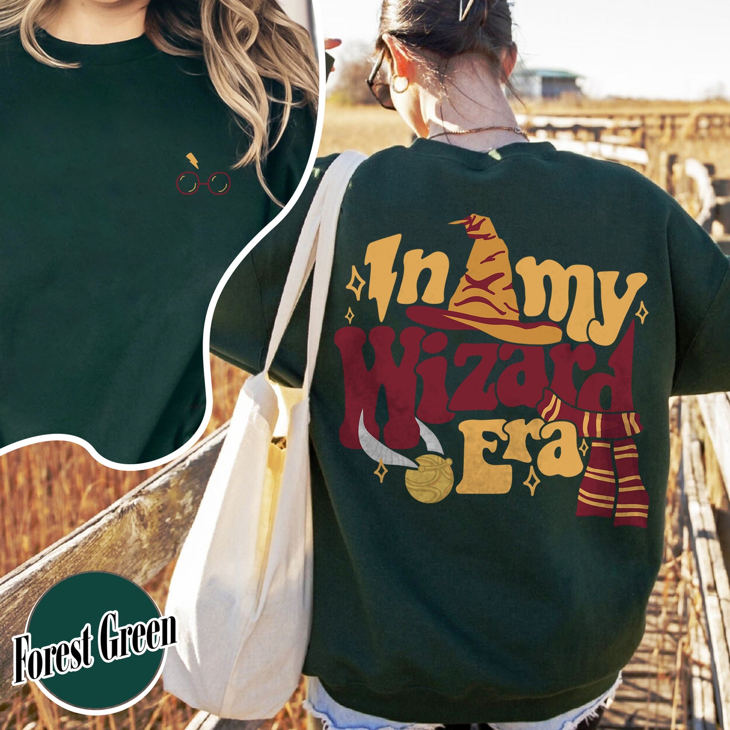 In My Wizard Era Sweatshirt, Wizard Sweatshirt, Wizard School Sweatshirt, Wizarding World Sweatshirt, Funny Wizard Sweatshirt, Funny Potter Sweatshirt, Gift for Fan