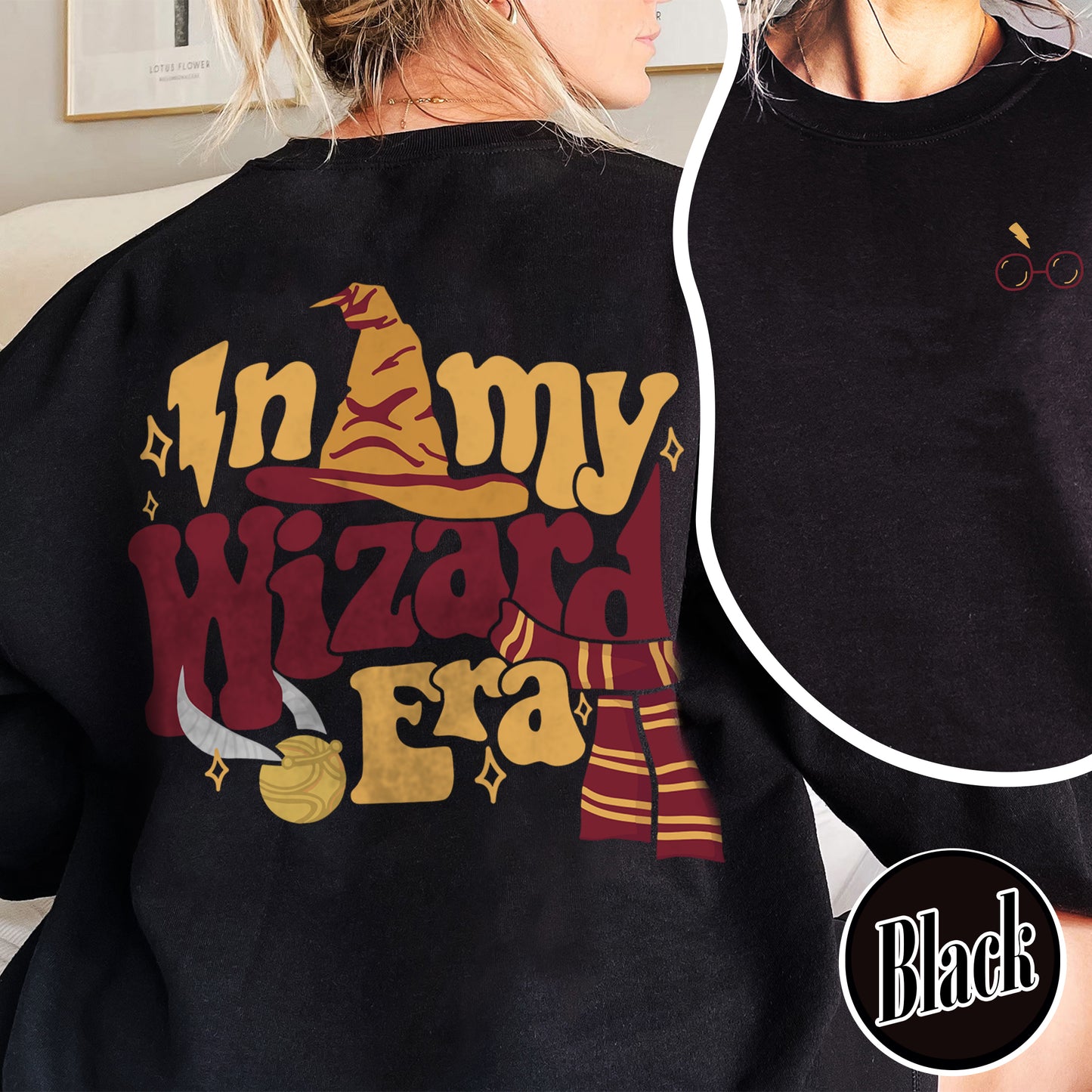 In My Wizard Era Sweatshirt, Wizard Sweatshirt, Wizard School Sweatshirt, Wizarding World Sweatshirt, Funny Wizard Sweatshirt, Funny Potter Sweatshirt, Gift for Fan