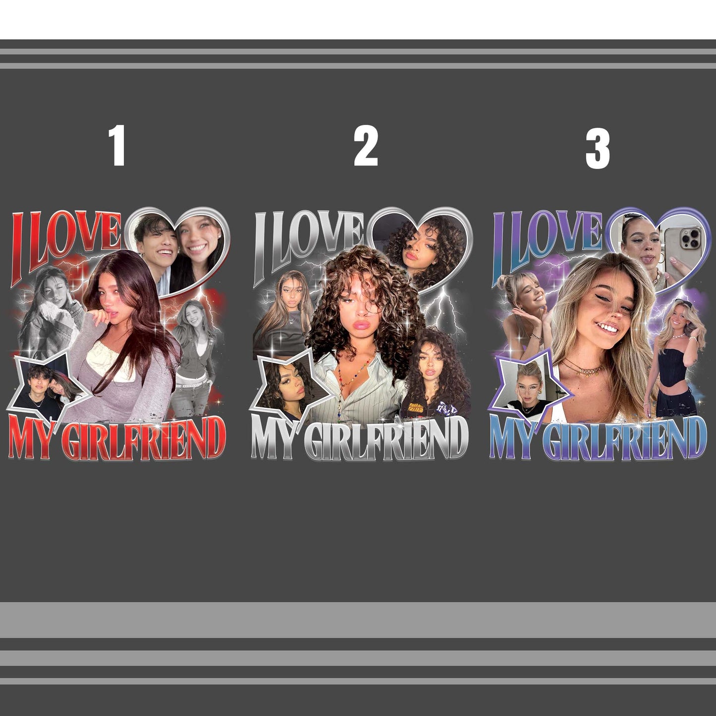 Valentine’s Day Sweatshirt, Custom I Love My Girlfriend Sweatshirt, Custom Photo Rap Sweatshirt