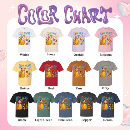 Happy Hanukkah Comfort Color Shirt, Menorah Shirt, Hanukah Menorah Dreidel Shirt, Happy Hannukah Merry Christmas Shirt, Chanukah Shirt, Jewish Holiday Shirt