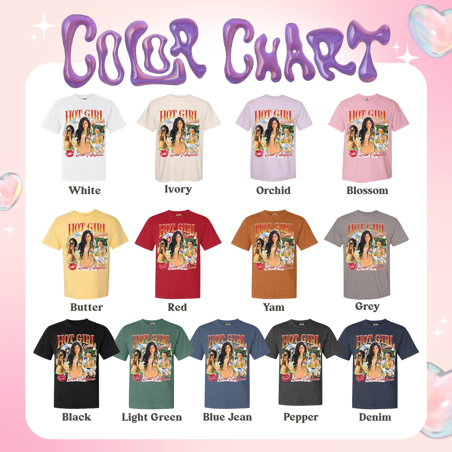 Girls Trip Comfort Color Shirt, Custom Bootleg Hot Girl Summer Shirt, Trendy Summer Vibes Tee