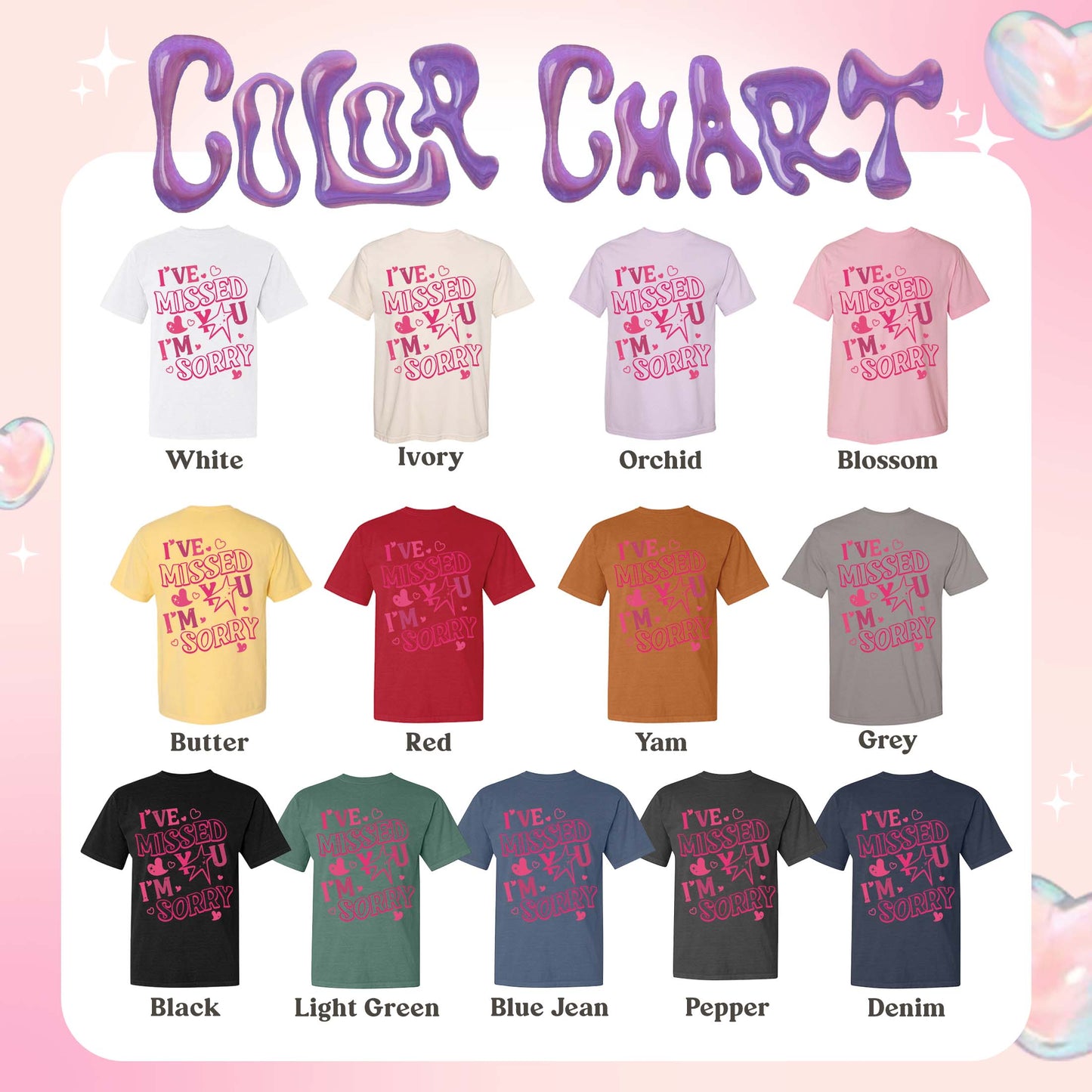 Music Lover Comfort Color Shirt, I’ve Miss You I’m Sorry Shirt, Gracie Abrams Shirt, Fan Merch Shirt