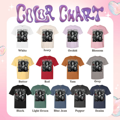 Feminist Comfort Color Shirt, Girls Will Be Girls Shirt, Medusa With the Head of Perseus Shirt