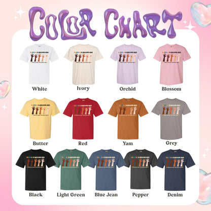 Idaho teacher Comfort Colors shirt everyone is welcome here, inclusion and equality t shirt, protest and resist