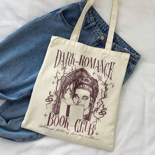 Dark Romance Book Club Bag, Dark Romance Book Club Bag, Dark Romance Merch, Villain Dark Romance Bag, Dark Romance Smut