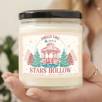 Stars Hollow Candle, Smells Like Snow Candle, I Smell Snow Candle, Gilmore Girl Candle, Stars Hollow Gift, Stars Hollow Christmas, Movie Candle