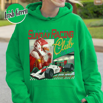 Formula 1 Hoodie, Sunday Racing Club Fan Collection, Racing Car Outfit Hoodie
