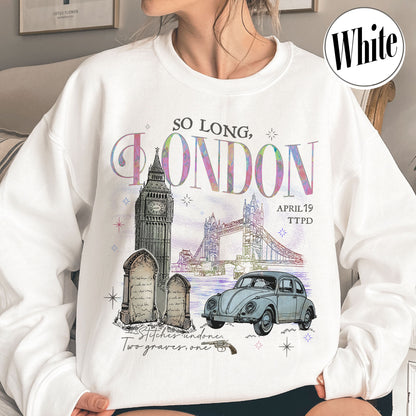 So Long London The Tortured Poets Department Sweatshirt, Alls Fair In Love And Poetry, Swiftie Sweatshirt, The Tortured Poets Depart,Fort Night