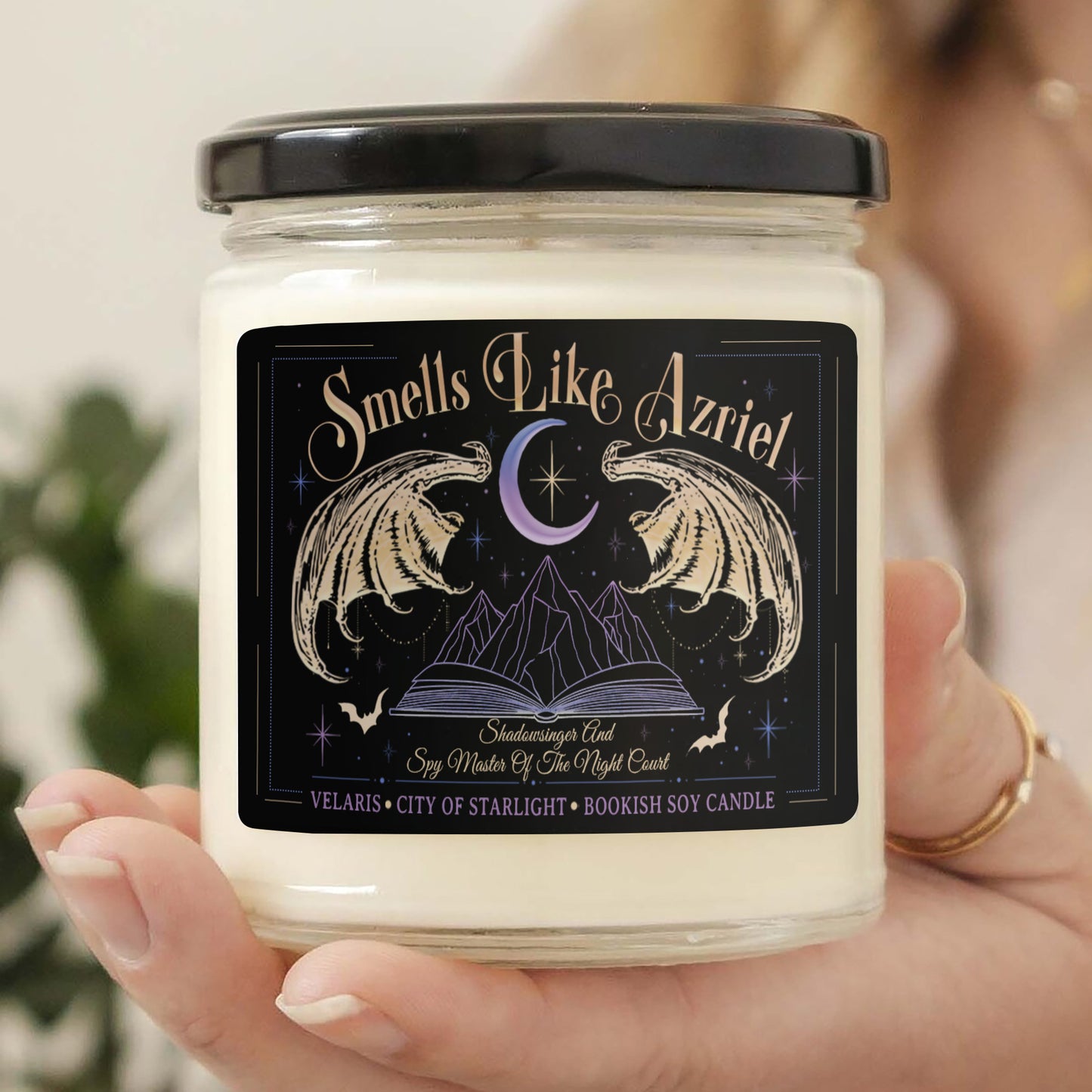 Rhysand Candle, Rhysand Scented Candle, Acotar, Acomaf, Book Lover Candle, Book Candle Acotar, Smell Like Rhysand, Smell Like Cassian, Azriel