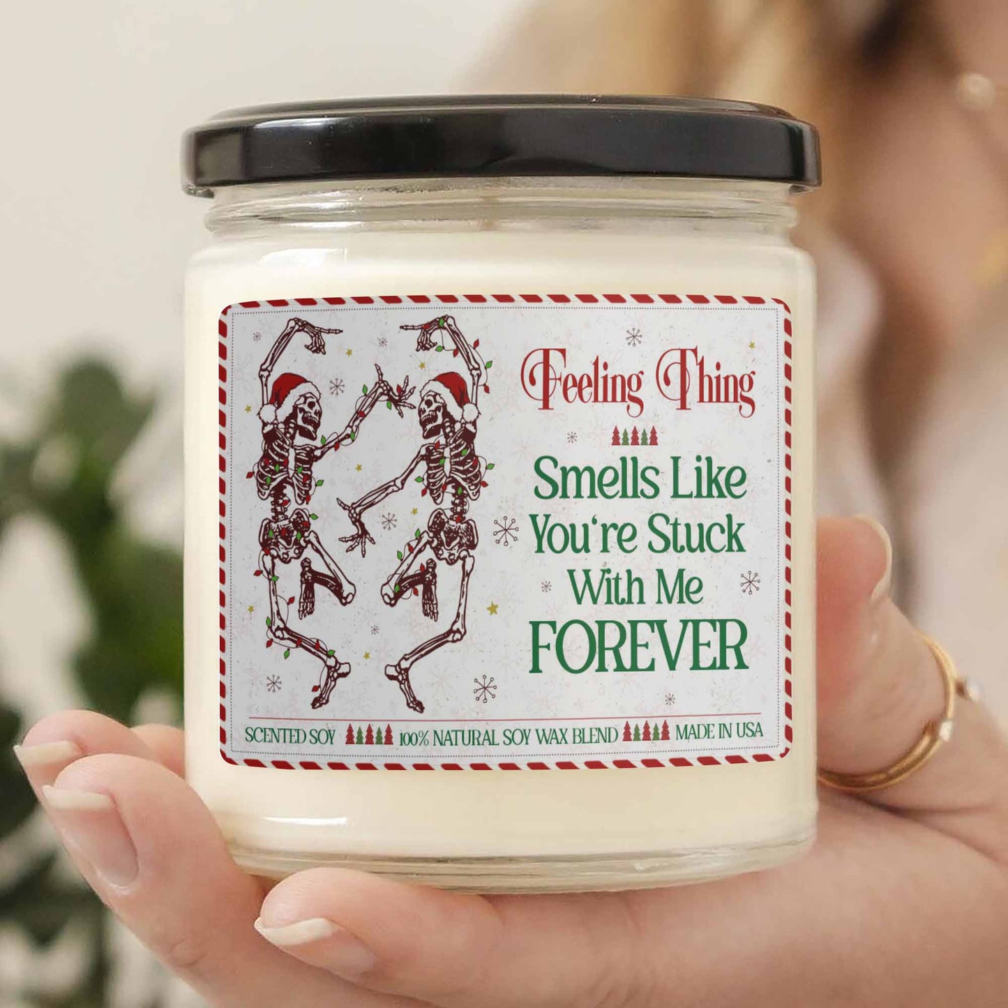 Smells Like You’re Stuck With Me Scented Soy Candle, Stuck With Me Candle, Anniversary Gift, Halloween Gift for Her, Valentines Gift for Him