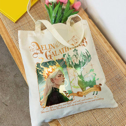 Aelin Galathynius Tote Bag, Fireheart Terrasen