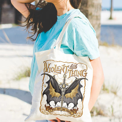 Dragon Rider Tote Bag, Violent Little Thing Collection Bag