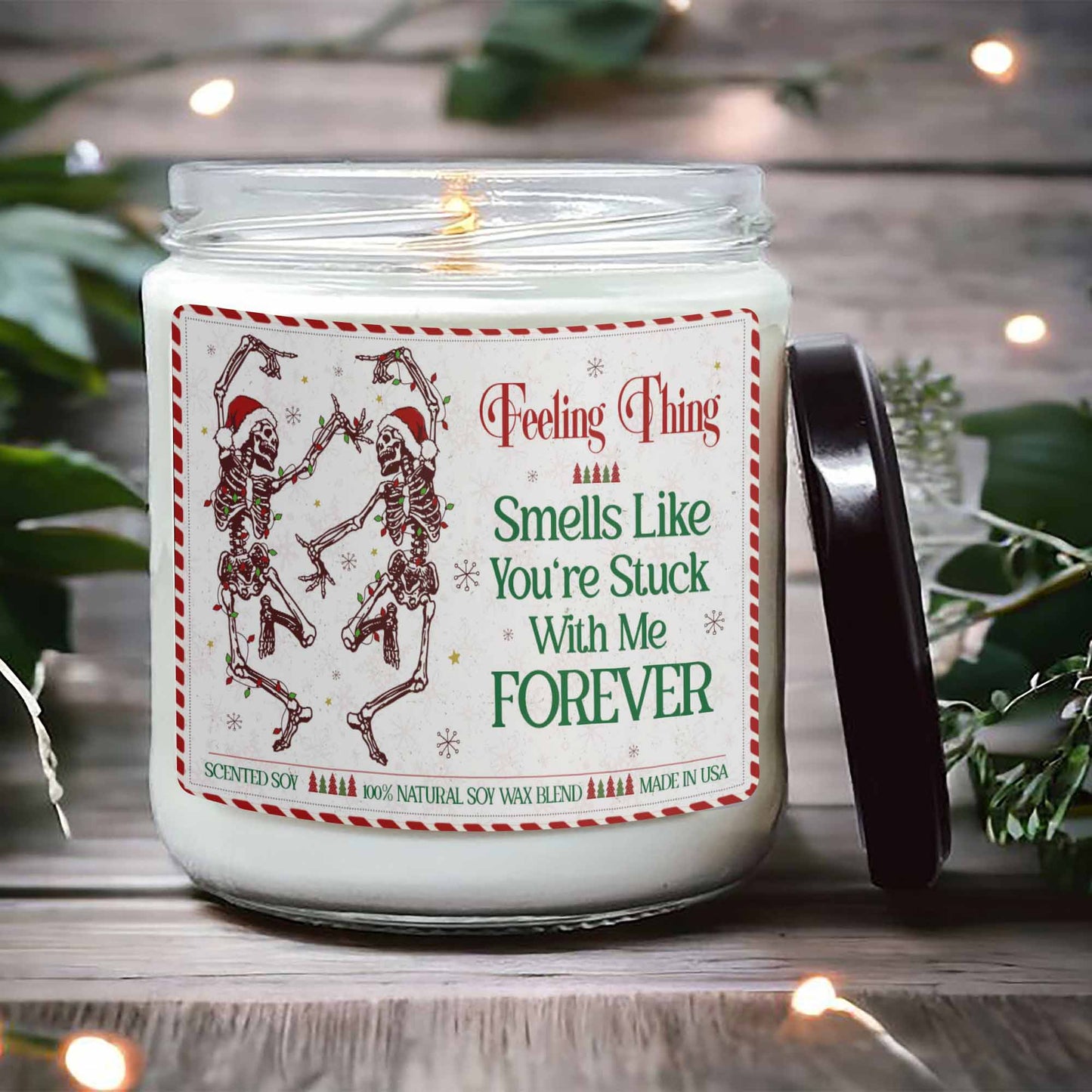 Smells Like You’re Stuck With Me Scented Soy Candle, Stuck With Me Candle, Anniversary Gift, Halloween Gift for Her, Valentines Gift for Him