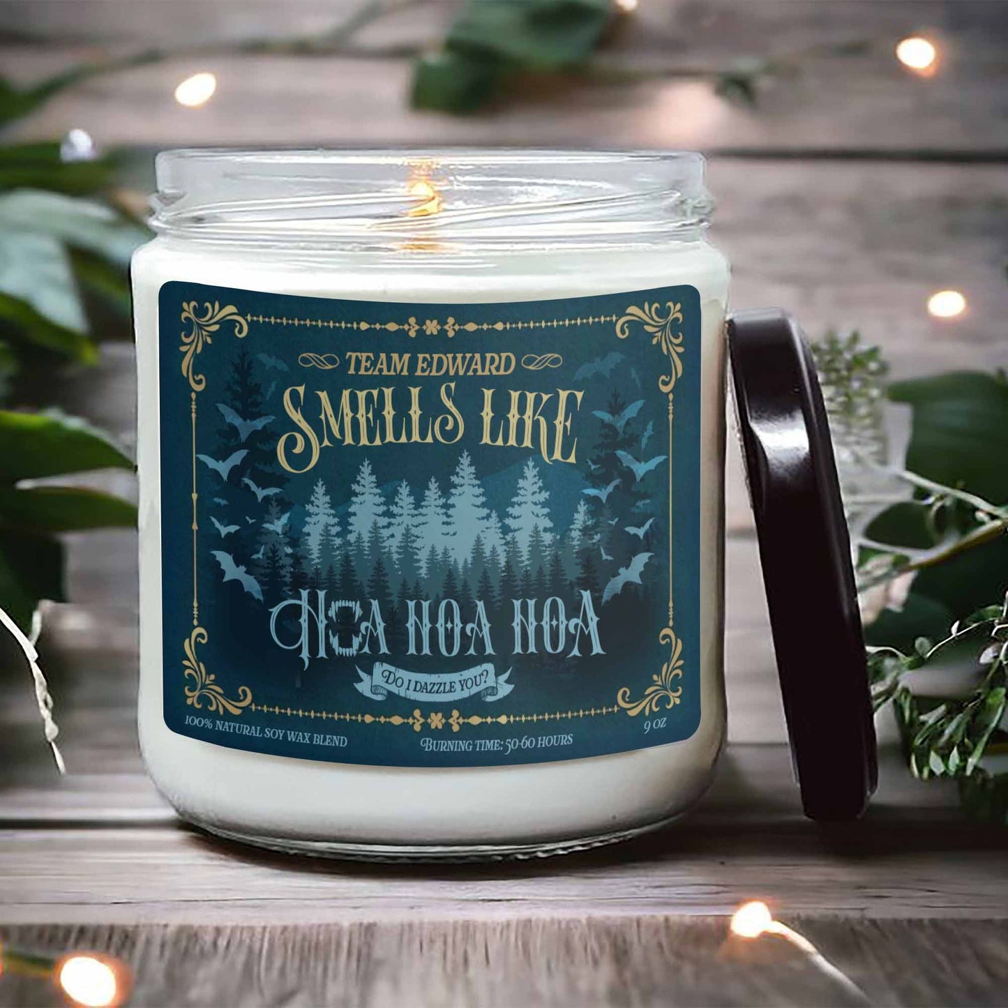 Hoa Hoa Hoa Hoa Season Candle, Hoa Hoa Hoa Season Candle, Team Edward Candle, Team Jacob Candle, Sometimes I Think You Like Me as a Wolf Candle