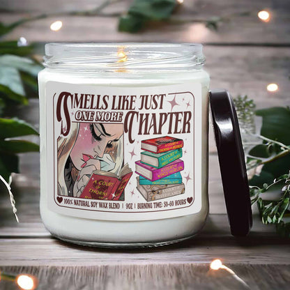 Smells Like Just One More Chapter Candle, Just One More Chapter Candle, Acotar Merch Candles, Sjm Book Candle, Bookish Gift for Her, Book Candle