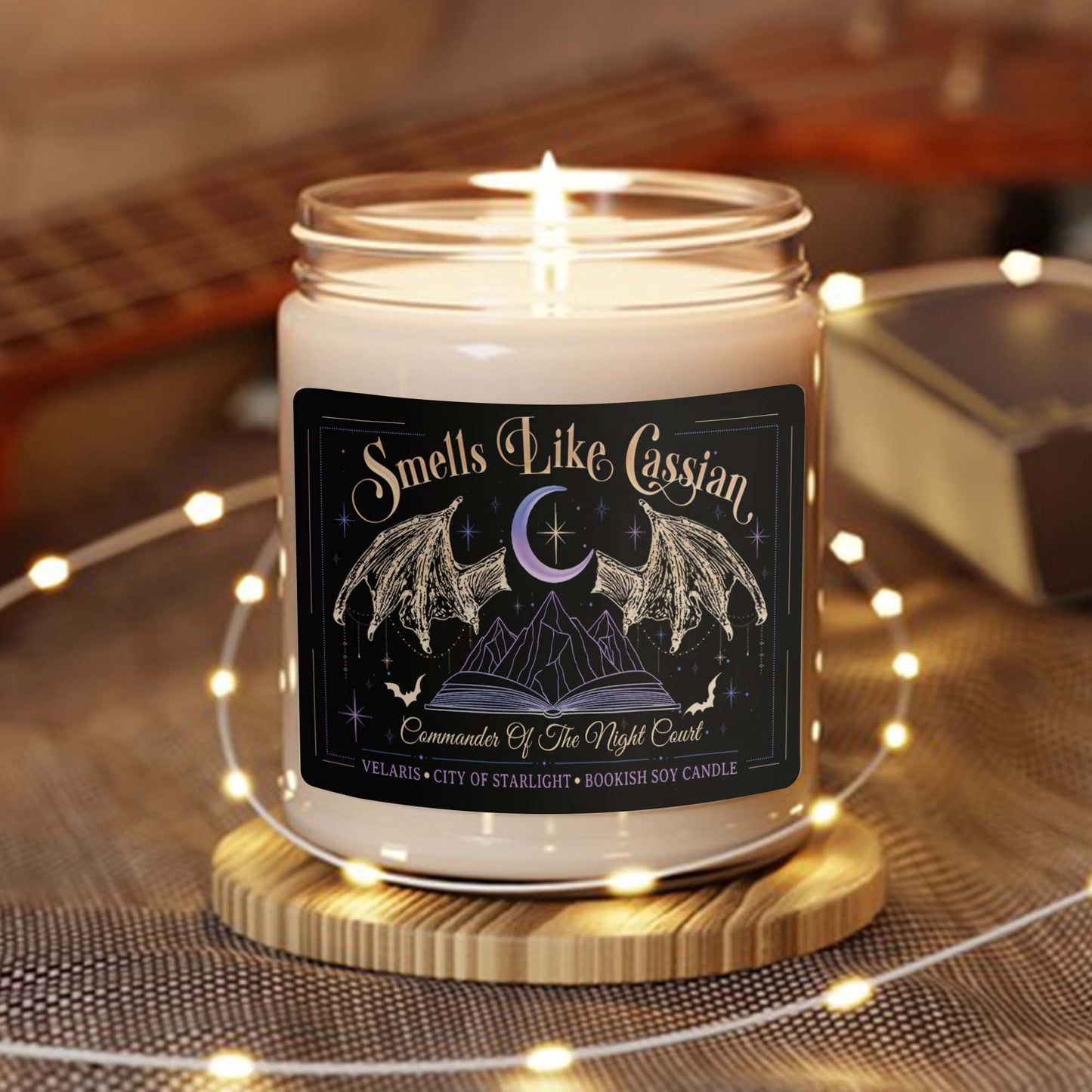 Rhysand Candle, Rhysand Scented Candle, Acotar, Acomaf, Book Lover Candle, Book Candle Acotar, Smell Like Rhysand, Smell Like Cassian, Azriel