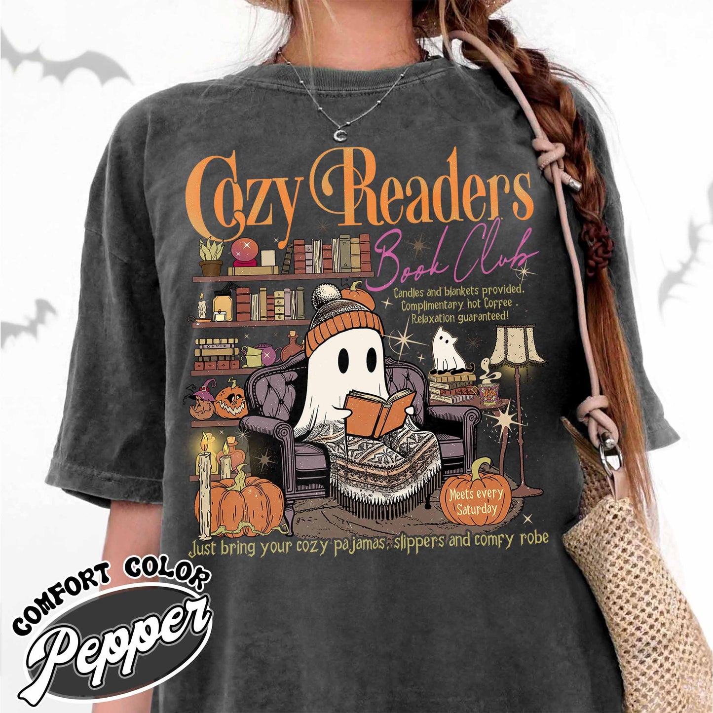 Cozy Girl Book Club Shirt, Drink Coffee Read Books Shirt, Coffee and Book Lover, Cozy Readers Club Shirt, Fall Book Club, Cozy Readers Shirt