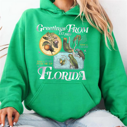 Florida!!! Hoodie, Palm Beach Hoodie, Girls Trip Hoodie, Trendy Summer, Ttpd Hoodie, Tropical Aesthetic Swiftie Gift, Summer Vibes