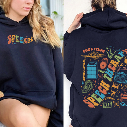 Speech Therapy Month, Its a Good Day for Speech Therapy, Good Day for Speech Therapy Hoodie, Speech Language Pathologist, Sign, Slp Gifts