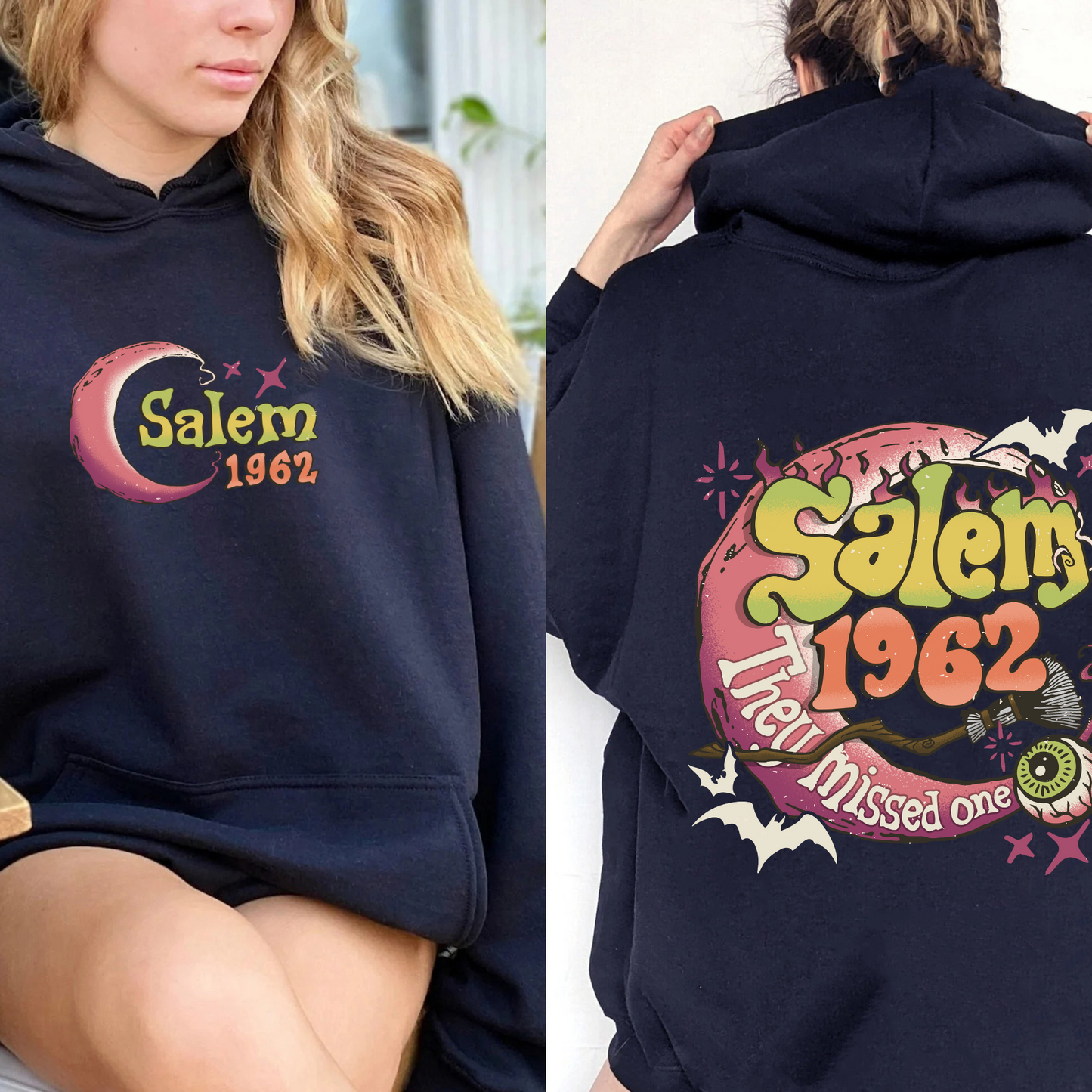 Halloween Hoodie, Salem 1692 Hoodie, Spooky Hoodie, Salem Witches Hoodie, Witch Hoodie