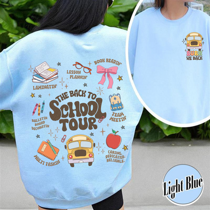 Bruh We Are Back Sweatshirt, Teacher Sweatshirt, Love My Students, Back to School Sweatshirt, Coquette Teacher, Teach Love Inspire, Teacher Gift