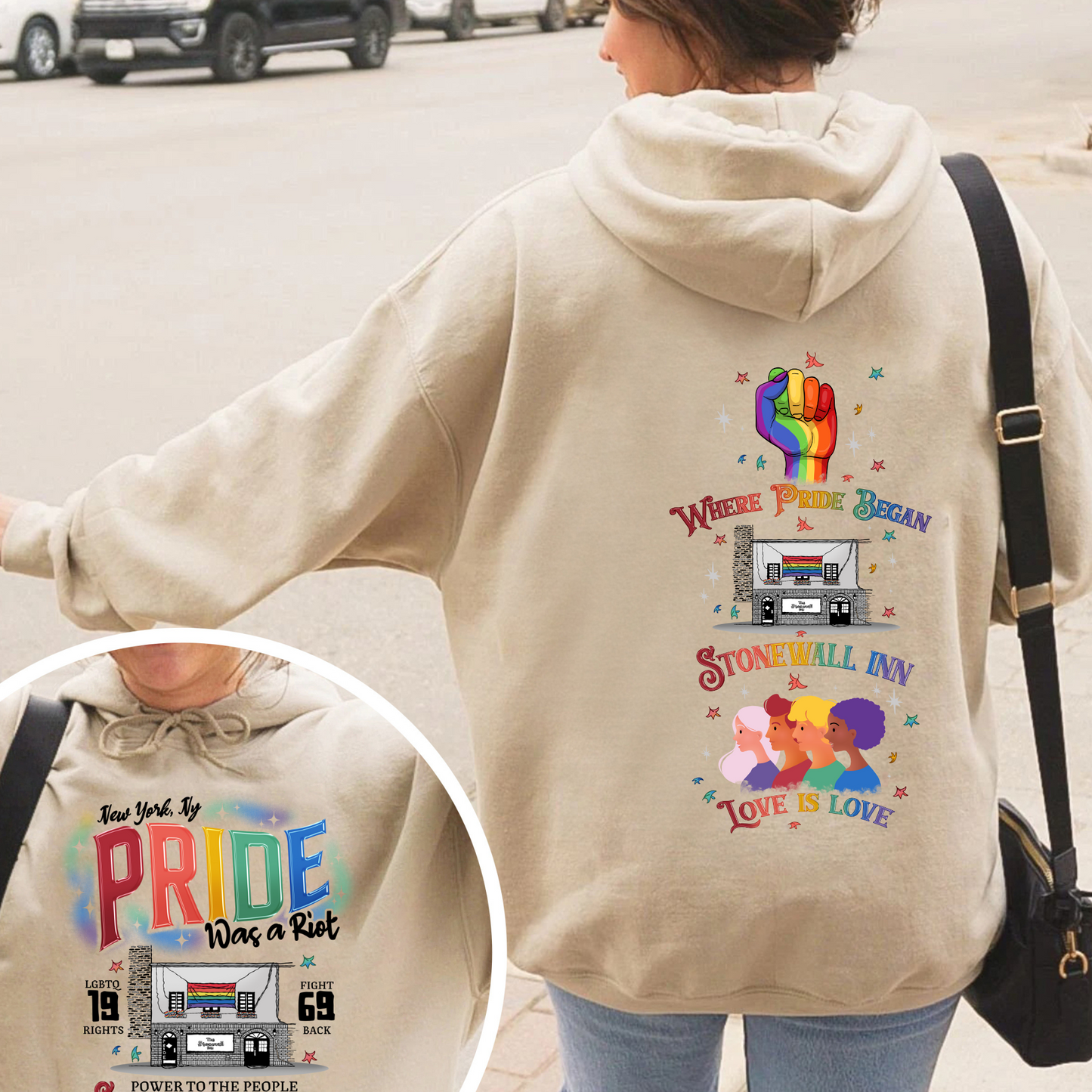 Pride Month Hoodie, Stonewall Inn Hoodie, Gay Pride Stonewall, the First Pride Was a Riot, LGBTQ+ Hoodie, Pride Month, Pride Was a Riot