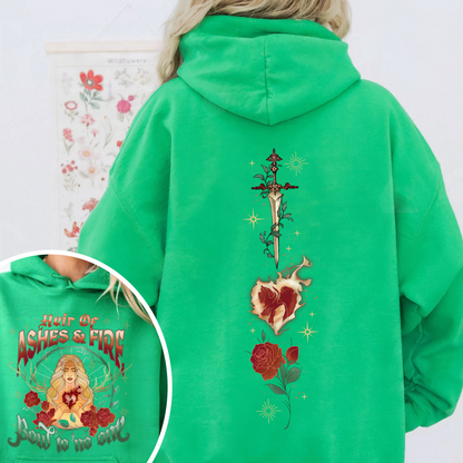 Bookish Hoodie,Aelin Galathynius Hoodie,Fireheart Hoodie, TOG Merch Fireheart