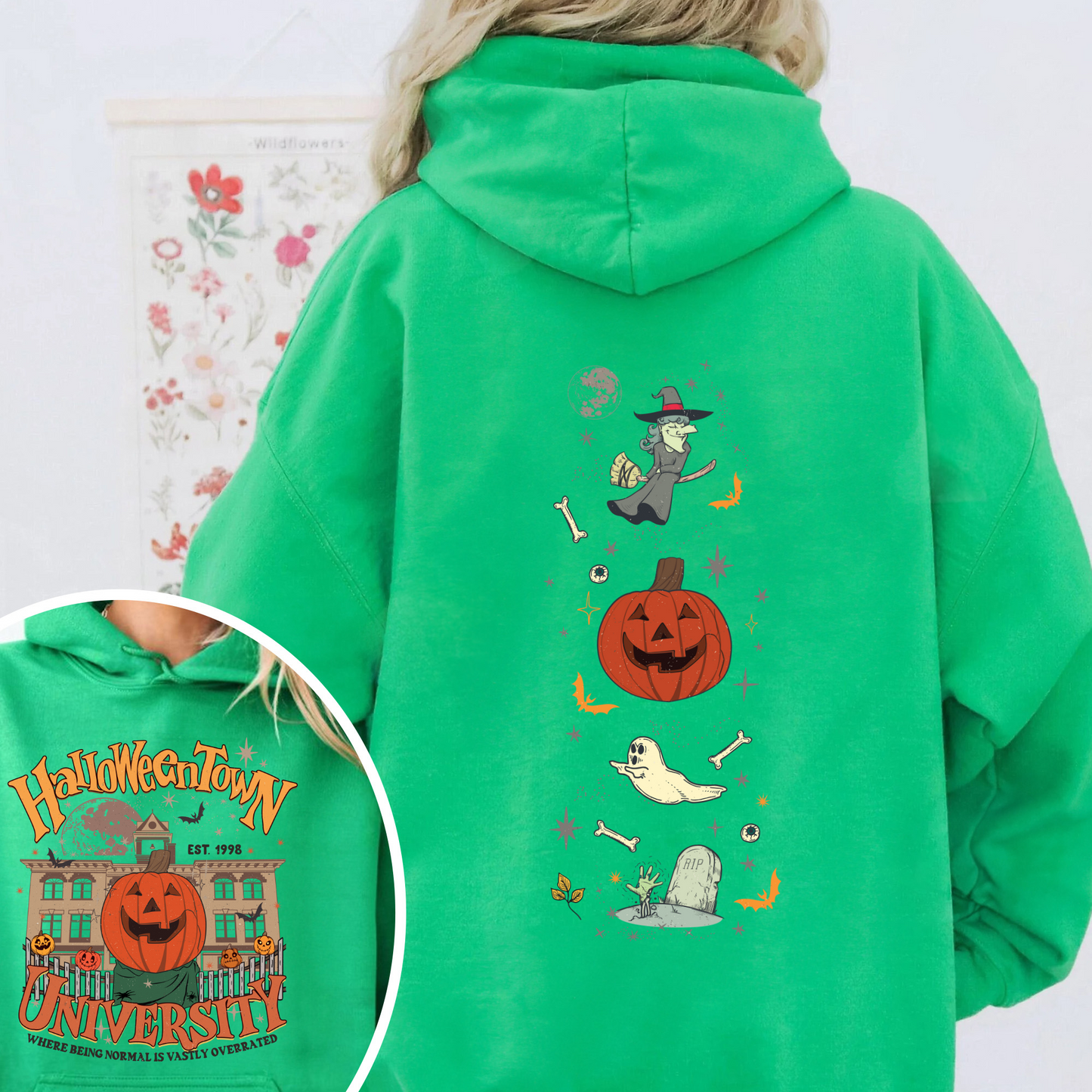 Halloween Hoodie, Halloweentown Est 1998 Hoodie, Halloweentown University Hoodie